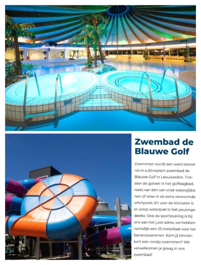 Woonboot In Sumar Gelegen Tussen Leeuwarden En Drachten Suameer 外观 照片